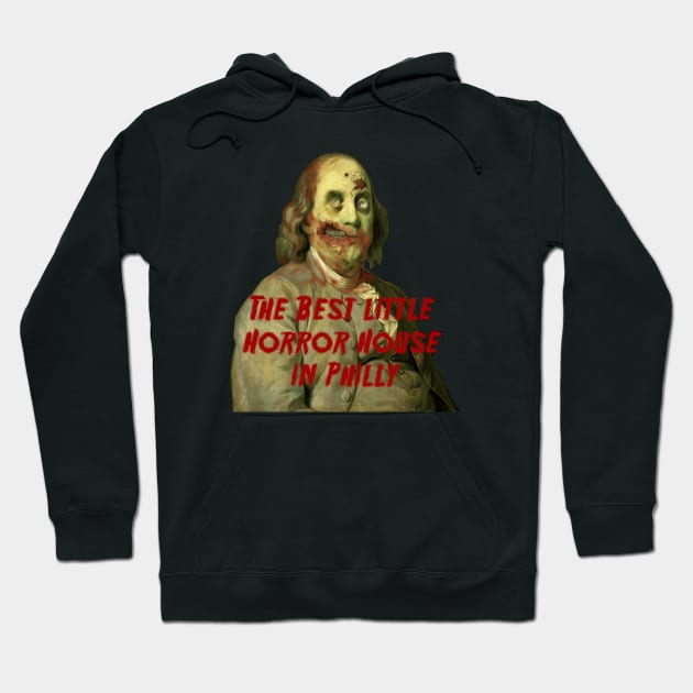 Zomben Franklin (No Background) Hoodie by LittleHorrorPHL